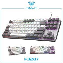 AULA F3287 Wired TKL Rainbow Mechanical Gaming Keyboard
