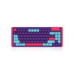 Dustsilver Cyberpunk Cool Purple Hotswap Backlit Wireless Mechanical Keyboard