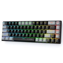 E-YOOSO Z686 RGB Mechanical Keyboard Black Gray (Blue Switch)