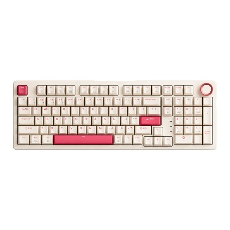 JAMESDONKEY RS2 Rosy RGB Mechanical Keyboard (Huano Red White)
