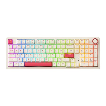 JAMESDONKEY RS2 Rosy RGB Mechanical Keyboard (Gateron G Pro 2.0 Silver)