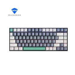 Machenike K500-B84 Wired Blue Switch Rainbow RGB Mechanical Keyboard – Grey