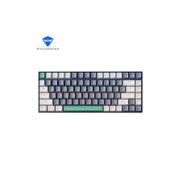 Machenike K500-B84 Wired Blue Switch Rainbow RGB Mechanical Keyboard – Grey