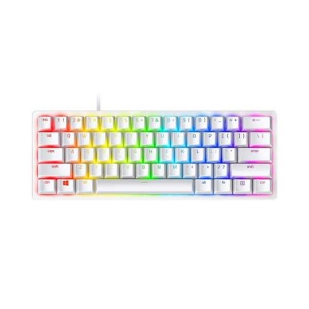 Razer Huntsman Mini RGB Gaming Keyboard White - Purple Switch