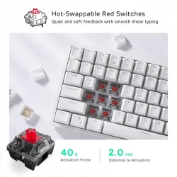 ROYAL KLUDGE RK84 RGB Wireless Mechanical Gaming Keyboard Red Switch