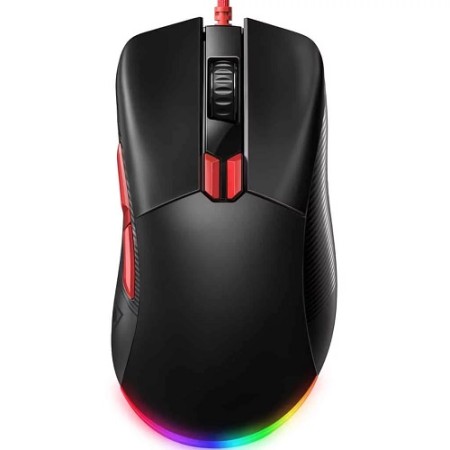 EKSA EM500 RGB Lightweight Wired Gaming Mouse Black