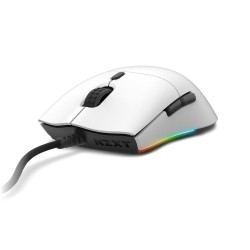 NZXT Lift Lightweight Ambidextrous RGB Optical Gaming Mouse White