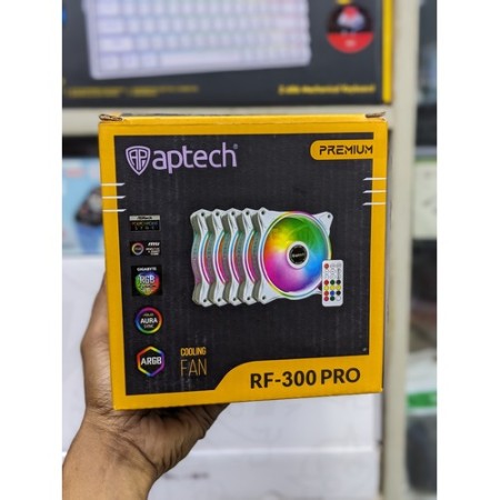Aptech Rf 300 Pro Rgb 5 in 1 Case Cooling Fan