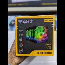 Aptech Rf 200 Pro Max Rgb 5 in 1 Case Cooling Fan