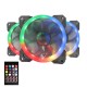 Redragon GC-F009 RGB 3 In 1 Case Cooling Fan With Remote Control