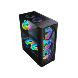 1STPlayer D4 Black Mid Tower Gaming Case