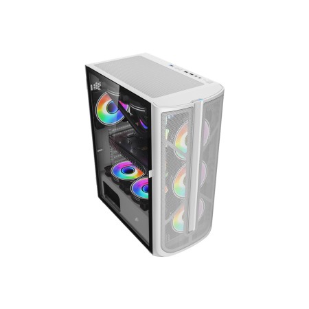 1STPLAYER X4 White Mid Tower LED Gaming Case
