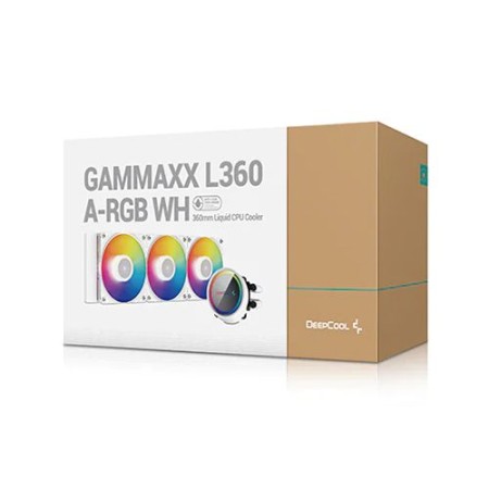 DEEPCOOL GAMMAXX L360 A-RGB Wh LIQUID CPU COOLER
