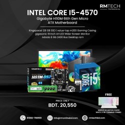 Intel Core i5-4570 4th Gen Processor Pc Build 