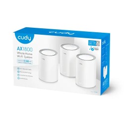 Cudy M1800 AX1800 Whole Home Mesh WiFi Router (3 Pack)