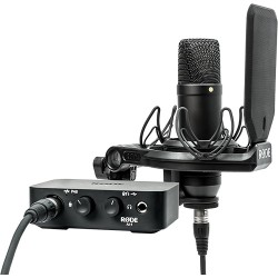 Rode Complete Studio Kit with AI-1 Audio Interface, NT1 Microphone, SM6 Shockmount, and Cables